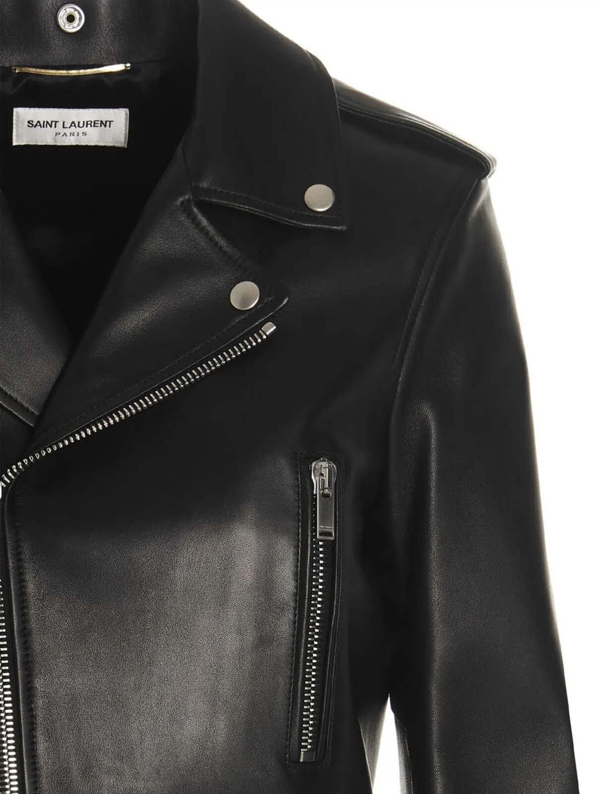 Косуха Motorcycle Saint Laurent Чорна 3 'Motorcycle' biker jacket Woman SAINT LAURENT Black