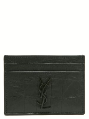 'Cassandre' card holder SAINT LAURENT Black