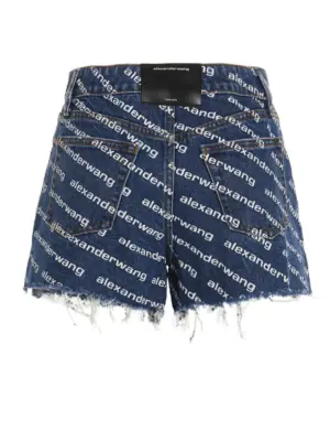 'Bite' shorts 4DC1214897460 DENIM X ALEXANDER WANG Blue