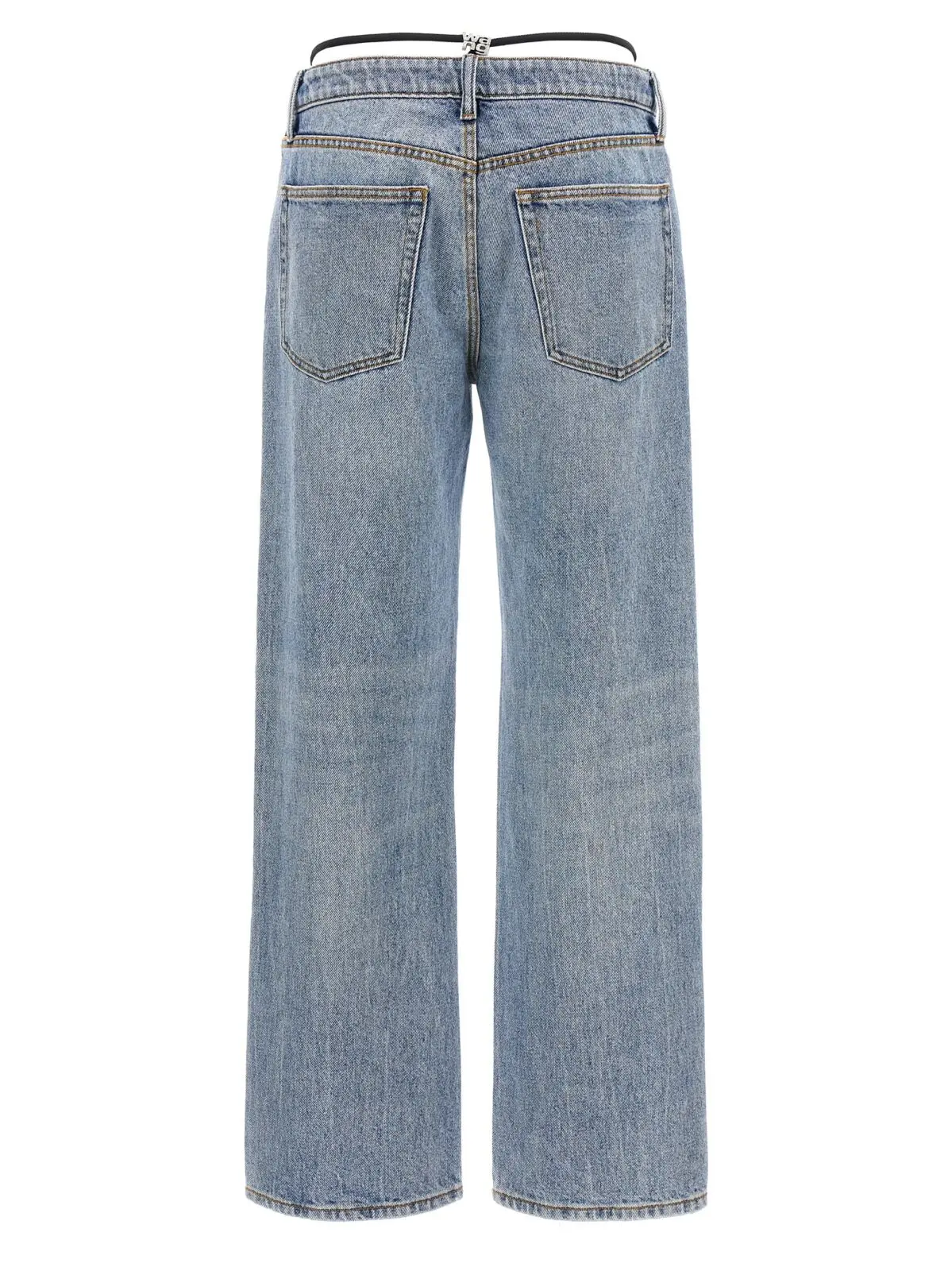 Джинси Denim X Alexander Wang Prestyle Diamante Charm Блакитні 2 'Prestyle Diamante Charm' jeans 4DC3244408471A DENIM X ALEXANDER WANG Light Blue