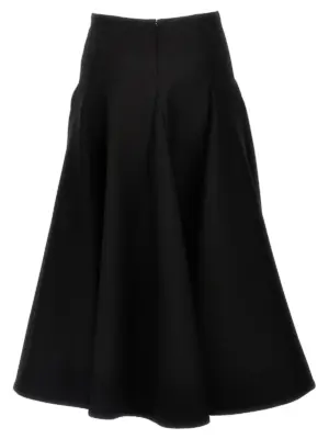 'Solid Crepe Couture' Valentino skirt 5B0RAC181CF0NO VALENTINO GARAVANI Black