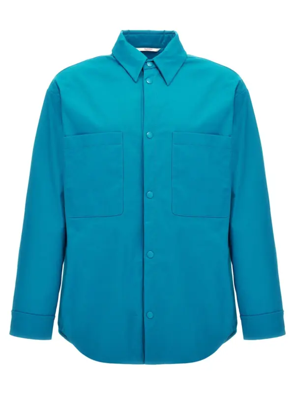 Valentino nylon shirt jacket VALENTINO GARAVANI Light Blue