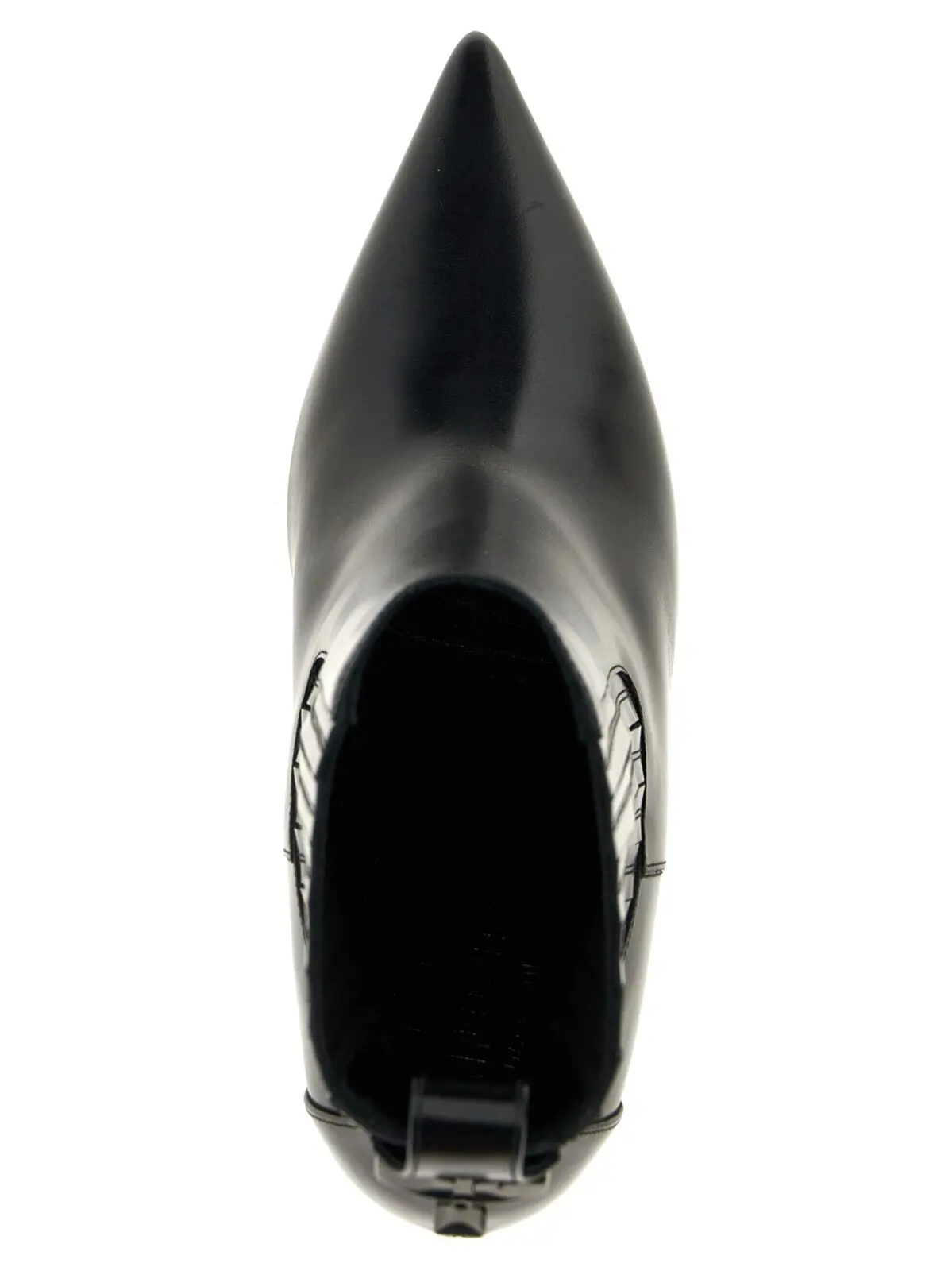 Черевики Valentino Garavani VLogo Lockette Чорні 4 Valentino Garavani 'VLogo Lockette' ankle boots 100% calfskin leather (Bos Taurus) VALENTINO GARAVANI Black