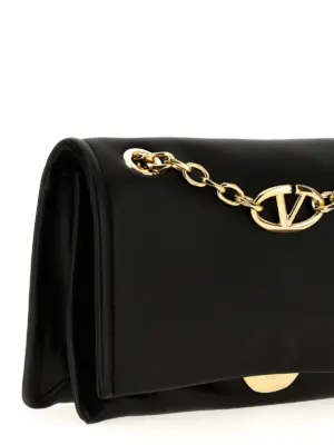 Valentino Garavani 'VLogo Chain' shoulder bag Woman VALENTINO GARAVANI Black
