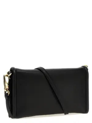 Valentino Garavani 'VLogo Chain' clutch bag 5W2B0N94PHV0NO VALENTINO GARAVANI Black