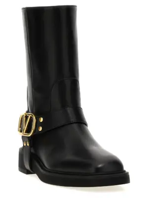 Valentino Garavani 'VLogo Signature' ankle boots 5W2S0JK6DSH0NO VALENTINO GARAVANI Black