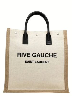 'Rive Gauche North/South' shopping bag SAINT LAURENT White/Black