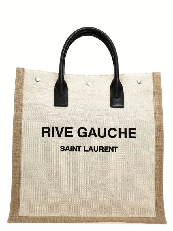 'Rive Gauche North/South' shopping bag SAINT LAURENT White/Black