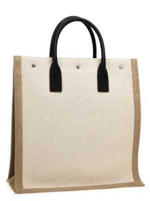 'Rive Gauche North/South' shopping bag 632539FAAVU9054 SAINT LAURENT White/Black