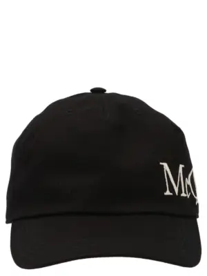 Logo embroidery cap MCQUEEN Black
