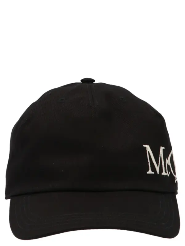 Logo embroidery cap MCQUEEN Black