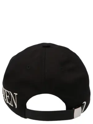 Logo embroidery cap Man MCQUEEN Black