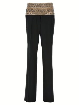 'Smoking' crystal trousers STELLA MCCARTNEY Black