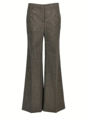 Houndstooth foot pants STELLA MCCARTNEY Gray