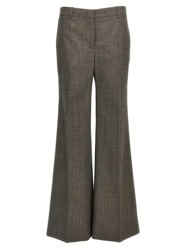 Houndstooth foot pants STELLA MCCARTNEY Gray