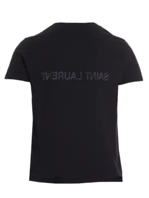 'Saint Laurent reverse' T-shirt 663278Y37AW4145 SAINT LAURENT Blue