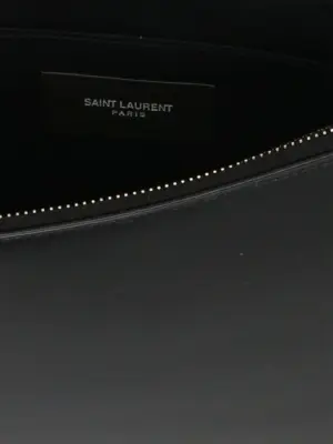 'Tiny Cassandre' small tablet case 100% calf leather (bos taurus) SAINT LAURENT Black