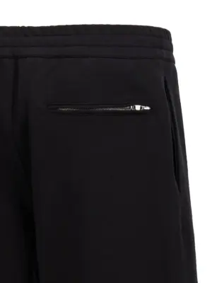 'Graffiti' bermuda shorts 100% cotton ALEXANDER MCQUEEN Black