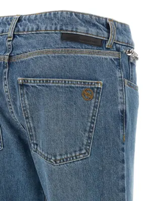 'Falabella' jeans 100% cotton STELLA MCCARTNEY Light Blue