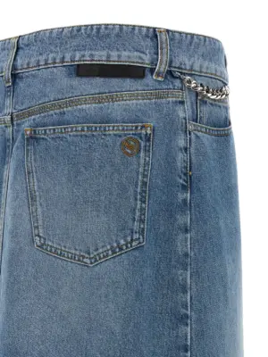 'Falabella' skirt 100% cotton STELLA MCCARTNEY Light Blue