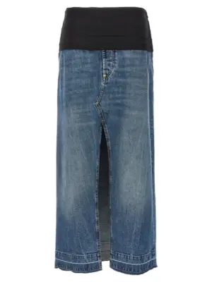 Tuxedo band skirt STELLA MCCARTNEY Blue