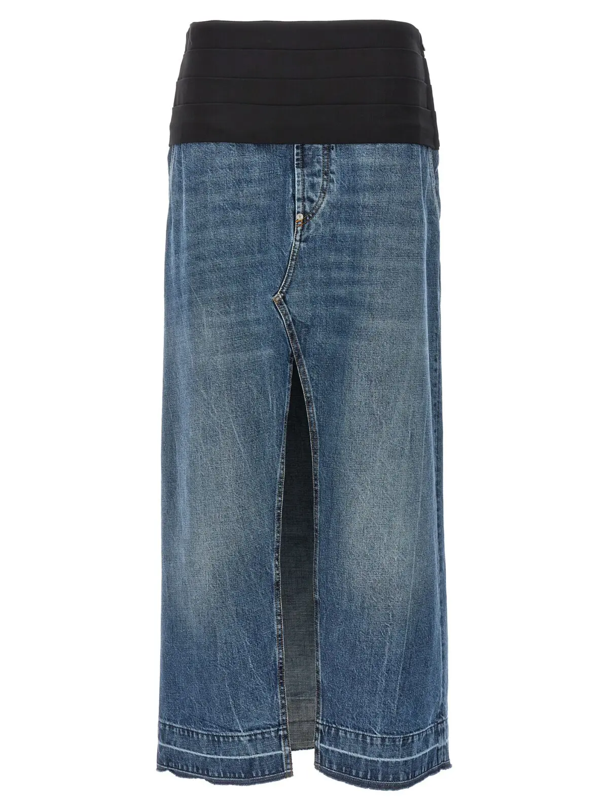 Спідниця смокінг Stella Mccartney Синя 1 Tuxedo band skirt STELLA MCCARTNEY Blue