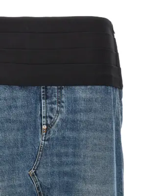 Tuxedo band skirt Woman STELLA MCCARTNEY Blue