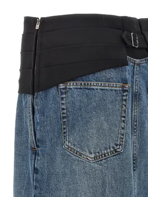 Tuxedo band skirt 100% cotton STELLA MCCARTNEY Blue