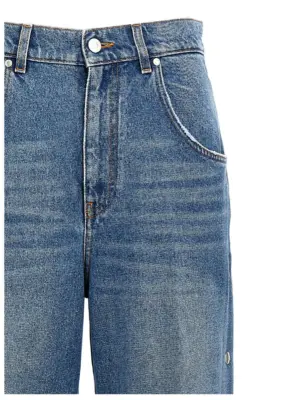 Bootcut jeans 100% cotton STELLA MCCARTNEY Blue