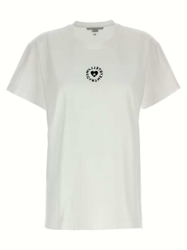 'Iconic Mini Heart' T-shirt STELLA MCCARTNEY White