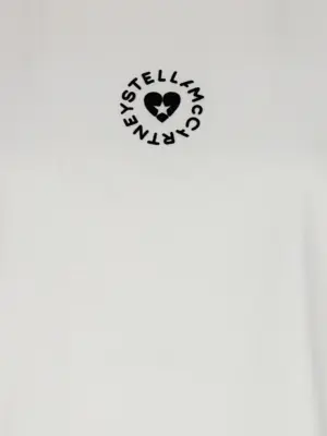 'Iconic Mini Heart' T-shirt 100% cotton STELLA MCCARTNEY White