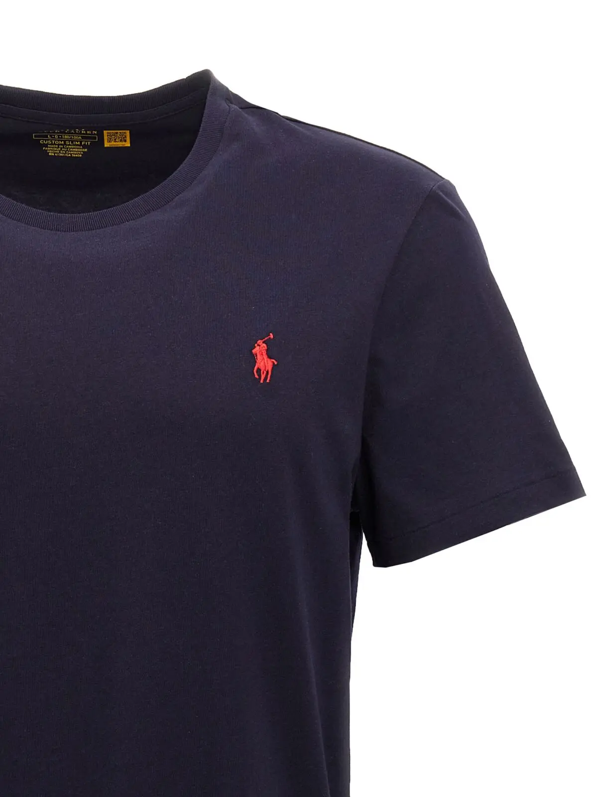 Футболка з логотипом Polo Ralph Lauren Синя 3 Logo t-shirt Man POLO RALPH LAUREN Blue