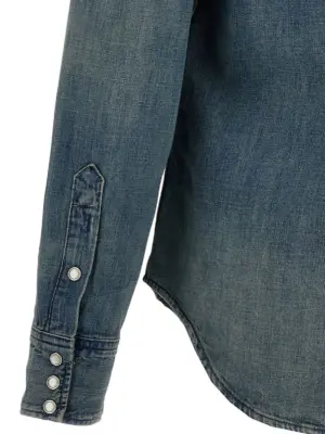 'Texana' shirt 100% cotone POLO RALPH LAUREN Light Blue