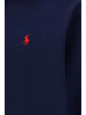 Logo hoodie 100% cotton POLO RALPH LAUREN Blue