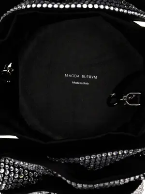 'Magda' crossbody bag 72% viscose 28% silk MAGDA BUTRYM Black