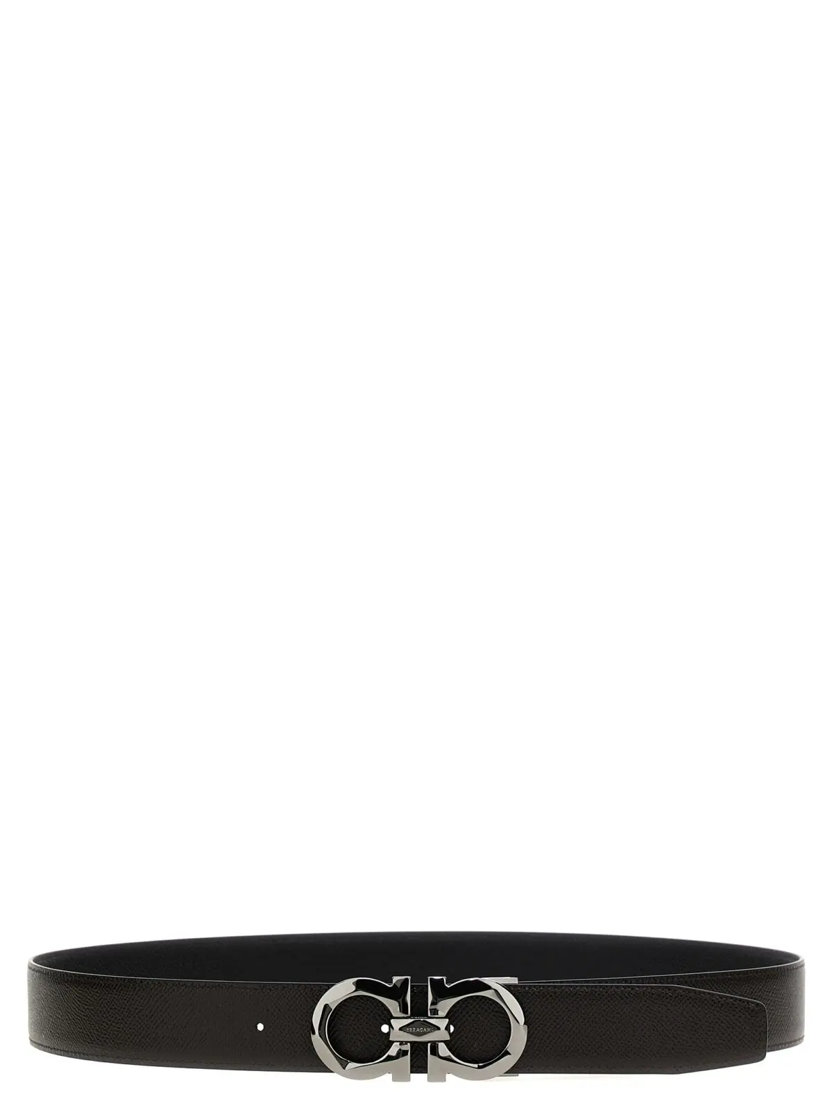 Реверсивний ремінь Ferragamo Gancini Багатокольоровий 2 'Gancini' reversible belt 725421NERO FERRAGAMO Multicolor