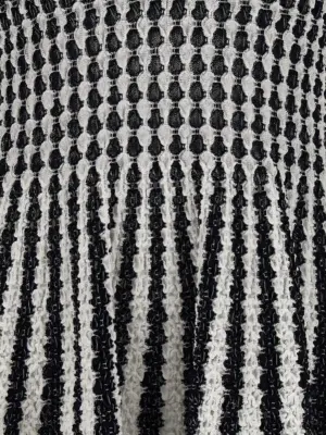 'Marylin' dress 74% cotton 25% polyamide 1% elastane ANTONINO VALENTI White/Black