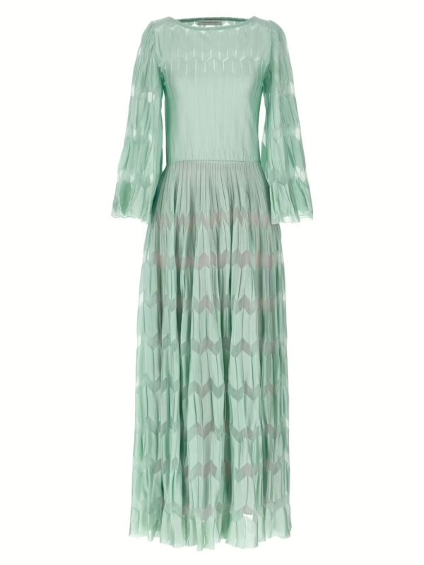 'Mariko Mori' long dress ANTONINO VALENTI Green