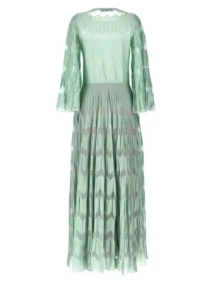 'Mariko Mori' long dress 7280AV297 ANTONINO VALENTI Green
