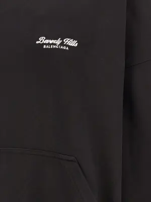 'Beverly Hills' hoodie 100% cotton BALENCIAGA White/Black