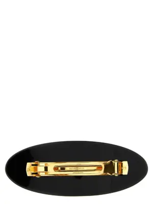 Logo hair clip 765355TZ25C1042 BALENCIAGA Black