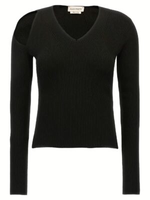 Cut-out sweater MCQUEEN Black