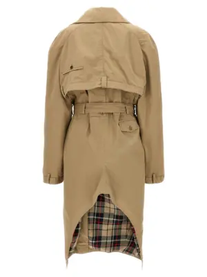 'Deconstructed' trench coat Woman BALENCIAGA Beige