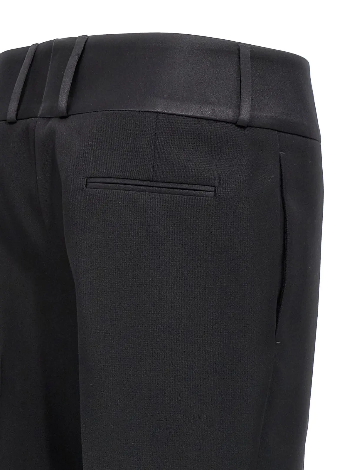 Штани тuxedo Ferragamo 4 Tuxedo pants 100% virgin wool FERRAGAMO Black