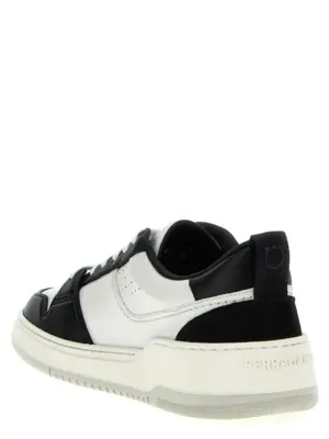 'Dennis' sneakers Man FERRAGAMO White/Black