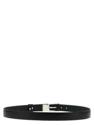 Rectangular buckle reversible belt Man GUCCI Black