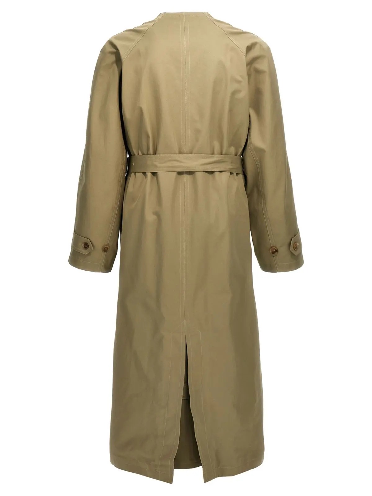 Тренч Balenciaga Check lining oversize Бежевий 2 Check lining oversize trench coat 773216TKP062801 BALENCIAGA Beige