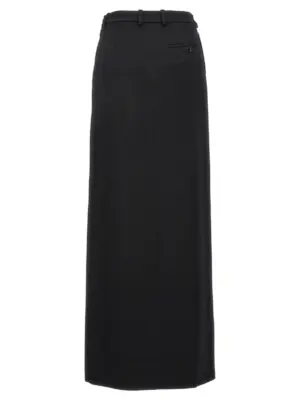 Long wool skirt 773547TPT241000 BALENCIAGA Black