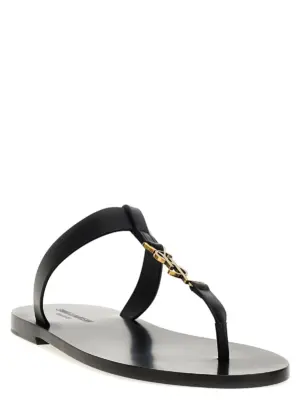 'Cassandre' sandals 775806DWETT1000 SAINT LAURENT Black