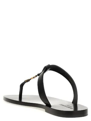 'Cassandre' sandals Man SAINT LAURENT Black